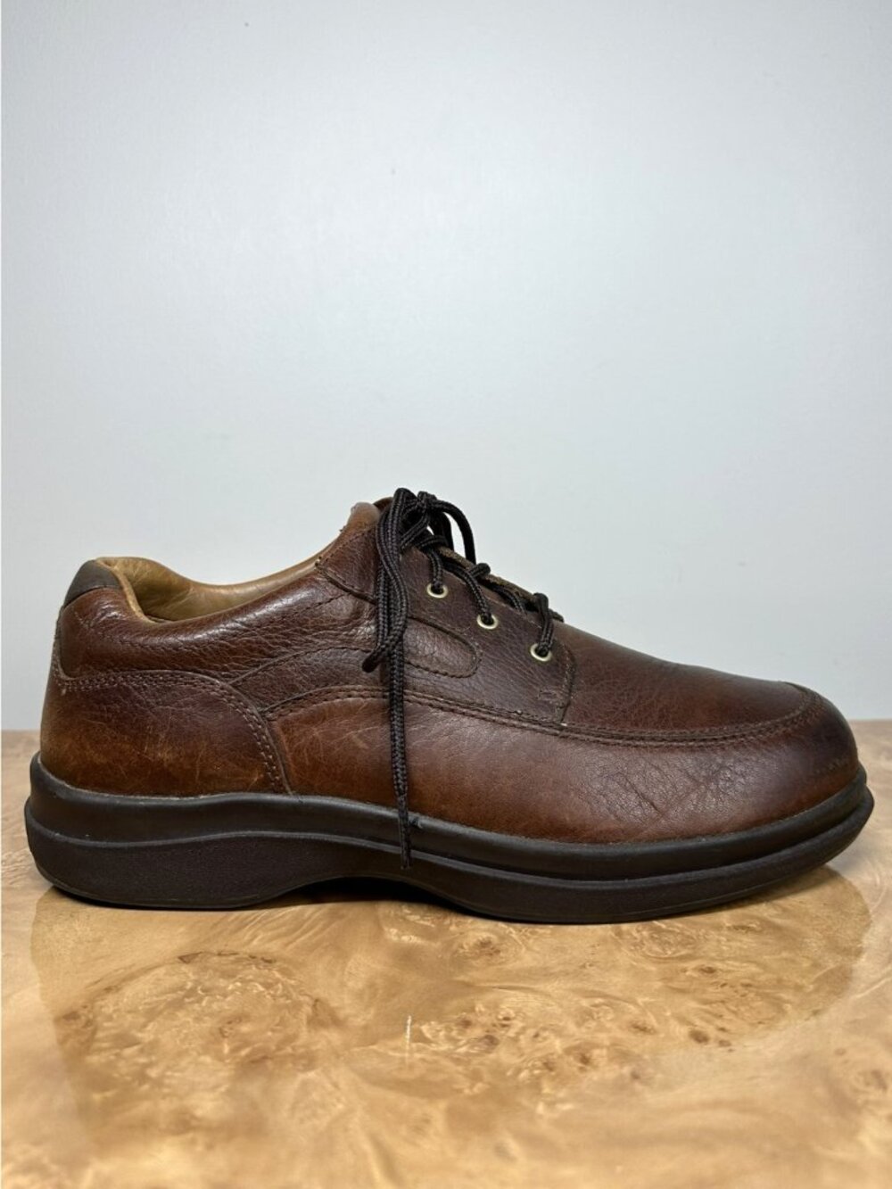 Red Wing 668 Mens 10 EE Brown Leather Moc Toe Oxford Comfort Work Shoes
